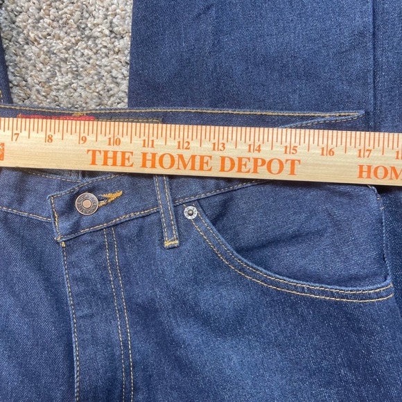 Vintage Levi's 501 Women's 34x26 Original Fit Jeans USA Made Zip Fly Blue Denim - Picture 4 of 11